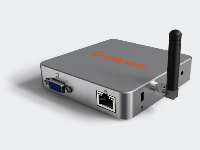 <p>C13 features latest COSA 5.3 innovative UI, slim and fashion design, walk into cloud world with extremely low cost.</p>
                        <p><small><b>SPECIFICATIONS:</b> Power Adapter: 5V / 3A, Display Port: VGA x1, USB port: x4 (Front x2, Side x2), Network Port: x1 (10/100Mbps LAN) Optional USB Wireless dongle, Dimension: 93.5 x 93.5 x 20.4mm, Audio: 1 Mic-in, 1 line-out, VESA Kit, Memory: 512MB DDR3, CPU: ARM Cortex A9, Storage Flash: 4GB, Display Resolution: VGA: 1920 x 1200 @ 60Hz</small></p>