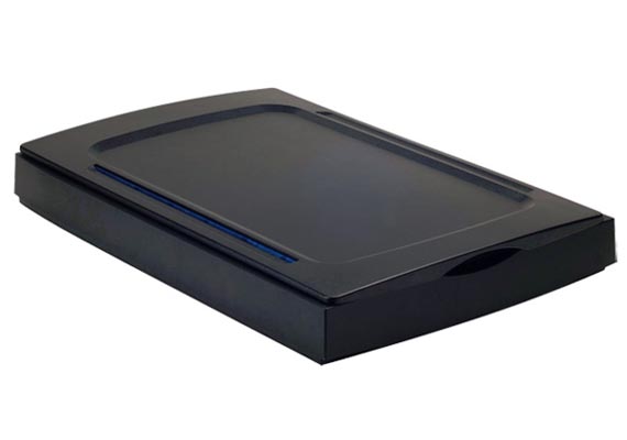 A3 2400S includes a large A3 size flatbed coupled with an expandable lid, which makes it easy to scan thick bound books and large documents. It offers 2400 dpi optical resolution with true 48-bit color scanning. The bundled software allows to scan, fax, email documents, and create a PDF or text file (OCR) easily.