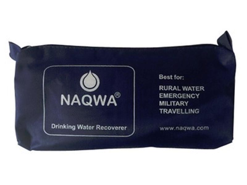 <small>NAQWA® SWR is made of materials approved for contact with drinking water,  migration rate of any substances from NAQWA SWR materials into water does not exceed the established norms. During purification the risk of mixture of purified and contaminated water is practically eliminated due to the special structure of NAQWA® SWR.
                                <br>
                                NAQWA® SWR is very easy and convenient to use at home, and it is indispensable particularly outdoors (travelling, fishing, hunting, expedition), as well as in emergency situations. Small size and light weight of NAQWA® SWR make it universal for both in and outdoor use.</small>