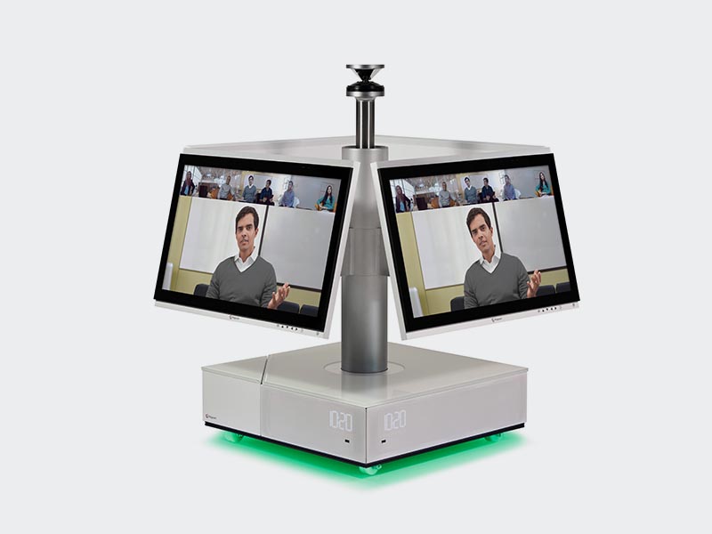 RealPresence Centro changes the way we meet and collaborate so that the technology is no longer a distraction to engagement and interaction, but a seamless, empowering experience that defies distance. We believe it’s time technology fades into the background, and not our teammates on the screen. Designed for small groups and classrooms, RealPresence Centro embraces natural human instincts and advanced technology to draw people together into a powerful, collaborative circle, giving everyone equality of contribution regardless of where they are located. It serves as a collaboration and content sharing hub.