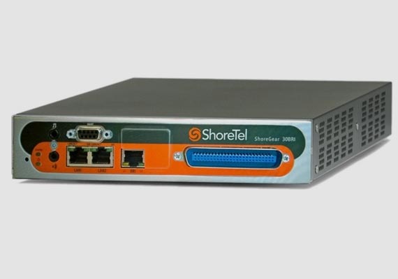 The ShoreTel Voice Switch 30BRI is a 1U half-width voice switch that supports up to 30 IP phones, up to two BRI channels, and up to two analog extension ports. The ShoreTel Voice Switch 30BRI supports ShoreTel IP phones, softphones, and SIP devices.
                                <br>
                                <small><b>Specifications:</b> 1.69 x 8.39 x 14.28 inches (43 x 213 x 378 mm), 5.3 lb (2.4 kg) in weight, 100-240 VAC, 50-60 Hz, power consumption: 22 W (max)</small>