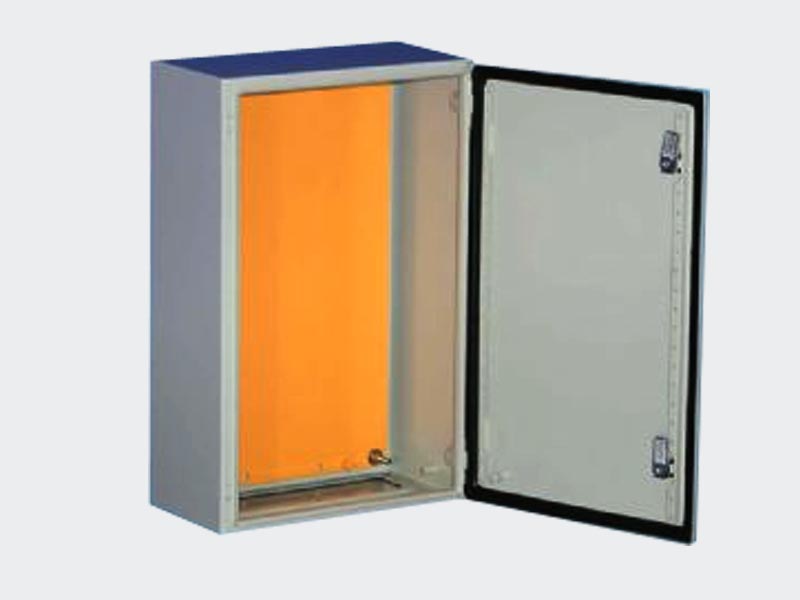 <p>The door coated with high flexible foam seals, possess excellent seal performance, Protection Category: IP 66, main body and door each has earthing points.</p>
                        <p><small><b>FEATURES:</b> Multi-folded periphery of the enclosure to avoid water and sundries entering into the inner enclosure, Cold rolled steel welded frame with strong structure, All-round polyurethane gasket in the door with good protection, Molded door border with exquisite image and strong intensity, Door can be open from left or right, Door can be turned to 110 degrees with hinge, and 180 degrees with special hinge, Adjustable mounting panel</small></p>