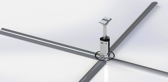 <small><b>XE4-6.1 Model:</b> 20ft (6.1 m) diameter, 70 RPM, 86kg in weight, 1.1KW</small>
                                <br>
                                <small><b>XE4-7.3 Model:</b> 24ft (7.3 m) diameter, 60 RPM, 97kg in weight, 1.1KW</small>