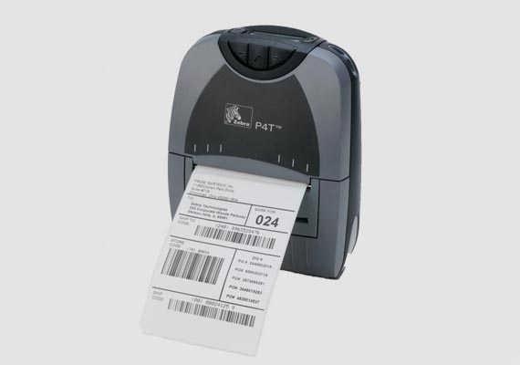 The P4T printer enables you to print long-life barcode labels and documents up to 4” wide where and when you need them — resulting in enhanced data and asset-tracking accuracy and improved workforce efficiency.
                                <br>
                                <small><b>USED FOR:</b> Asset Management, Field Service, Inventory Management, Lab Sample Tracking, Medical Record Labeling, Price Labeling</small>
