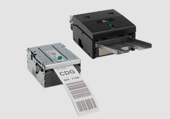 These compact, low-maintenance kiosk printers save your customers time by quickly printing high volumes of boarding passes, bag tags, tickets, bag passes and more.
                                <br>
                                <small><b>USED FOR:</b> Boarding Passes, Baggage Tags, Tickets, Invoices & Receipts</small>
