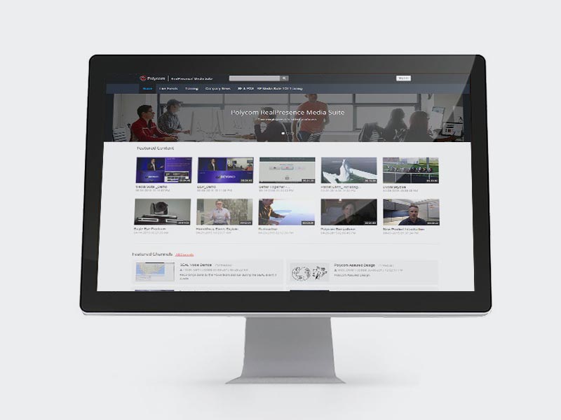 The way we work is changing. Organizations across the globe need to create quality recordings and webcasts to support training, corporate communications, and knowledge management initiatives cost-effectively, without requiring employees to be experts in video production. That’s why Polycom is making it easier than ever to use existing video conferencing endpoints in new ways to reach hundreds or even thousands of viewers with live webcasts or recorded video assets. The Polycom RealPresence Media Suite is an enterprise recording, webcasting and portal solution that makes the creation and delivery of higher quality videos possible.