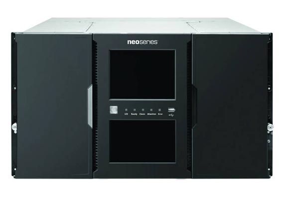 NEO XL-Series libraries address the need for midrange and enterprise businesses to do more with less by providing effortless automated backup that combines flexibility, density, high-performance and affordability to ensure that data is protected faster, smarter, easier and more cost effectively.
                                <br>
                                <small><b>With This Product You Can...</b> • Address small to medium enterprise backup and archive requirements with data storage capacities ranging from 120TB to 8.5PB • Meet backup windows and improve efficiency with high-performance data transfer rates that range from 504 GB/hr. to 114TB/hr. • Easily customize your capacity and performance to meet your data storage needs • Reduce administrative costs with simplified configuration and management